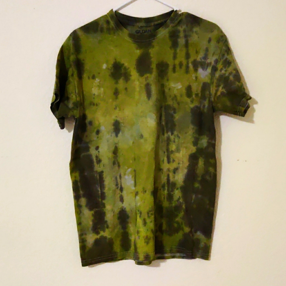 Black and Yellow Tie Dyed T-shirt